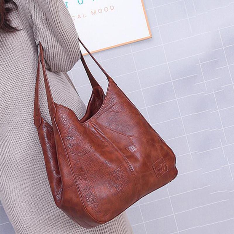 Alice Sac Vintage Femme – Élégant Sac à Main en Similicuir avec Grand Espace & Finitions Haut de Gamme - Image 9