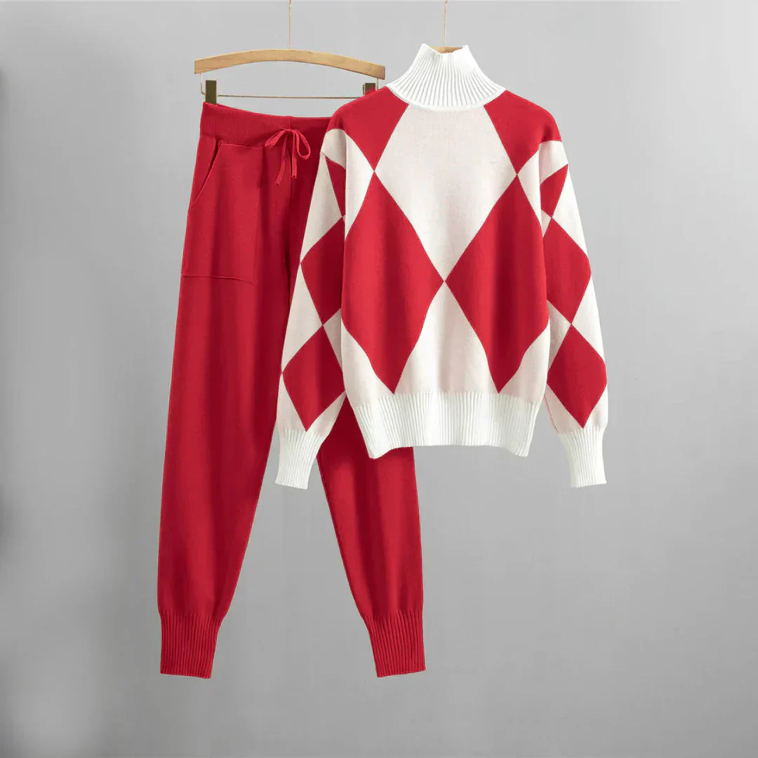 Amara Ensemble Femme – Survêtement Confortable avec Sweat à Manches Longues & Pantalon Taille Haute - Image 3