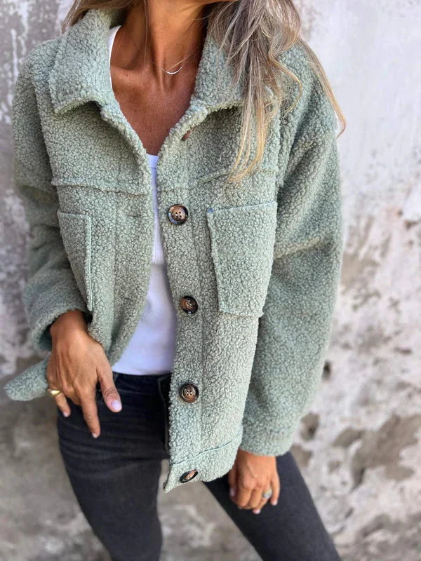 Amayah Veste Teddy – Effet Polaire, Confort et Style pour un Look Tendance - Image 8