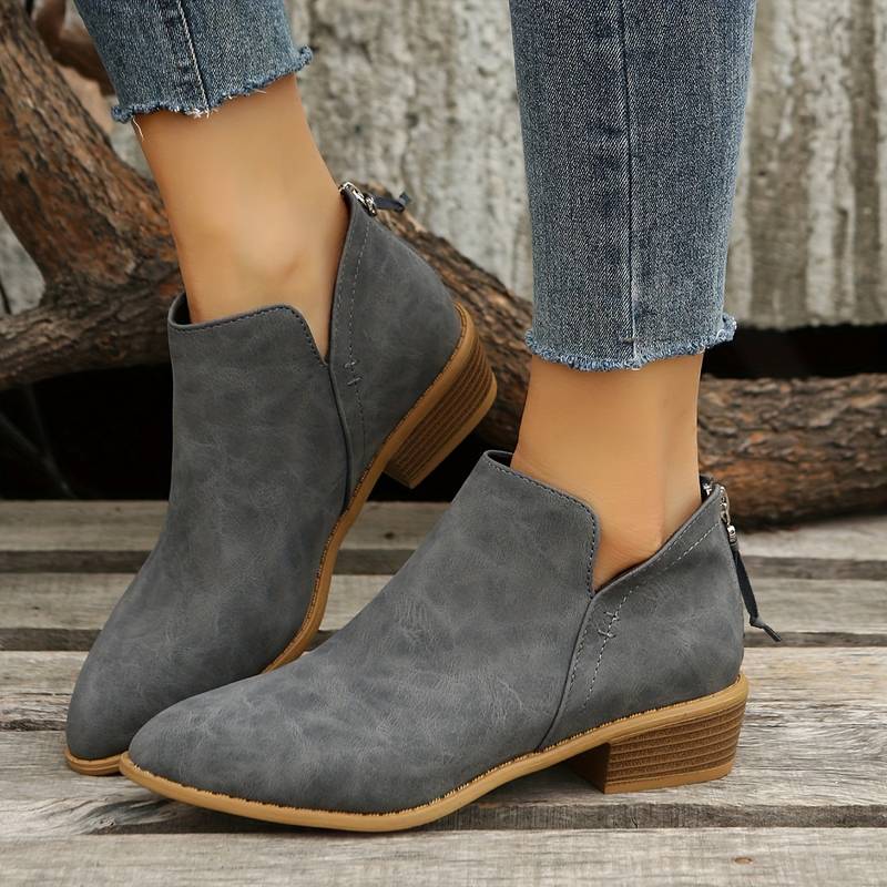 Bottines Femme Josephine – Bottes Élégantes à Bout Pointu avec Détail Ajouré & Semelle Antidérapante - Image 3