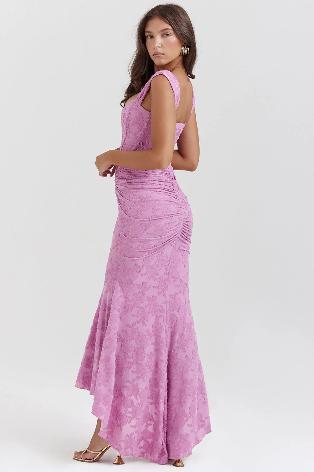 Catalina Robe de Soirée Femme – Robe Élégante en Dentelle avec Coupe Féminine pour Occasions Spéciales - Image 4