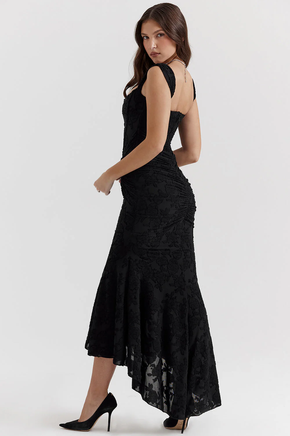 Catalina Robe de Soirée Femme – Robe Élégante en Dentelle avec Coupe Féminine pour Occasions Spéciales - Image 8