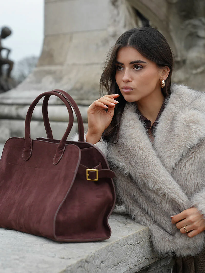 Celine Sac Bandoulière Femme – Sac en Cuir de Luxe pour Usage Quotidien, Travail et Voyage - Image 9