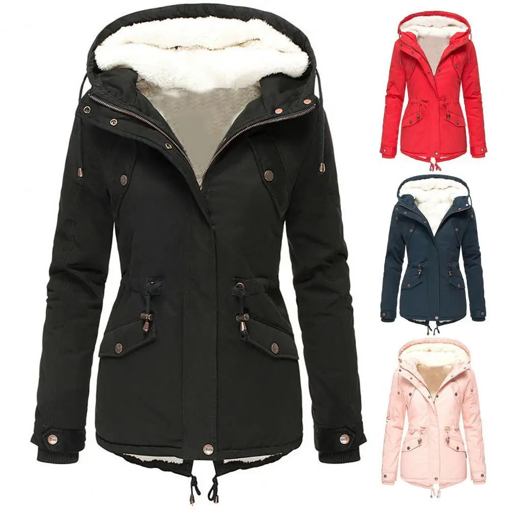 Claire Veste d’Hiver Femme – Manteau Chaud Imperméable avec Capuche & Doublure Douce - Image 10