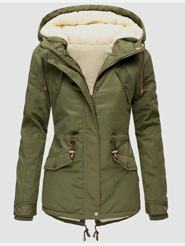 Claire Veste d’Hiver Femme – Manteau Chaud Imperméable avec Capuche & Doublure Douce - Image 3