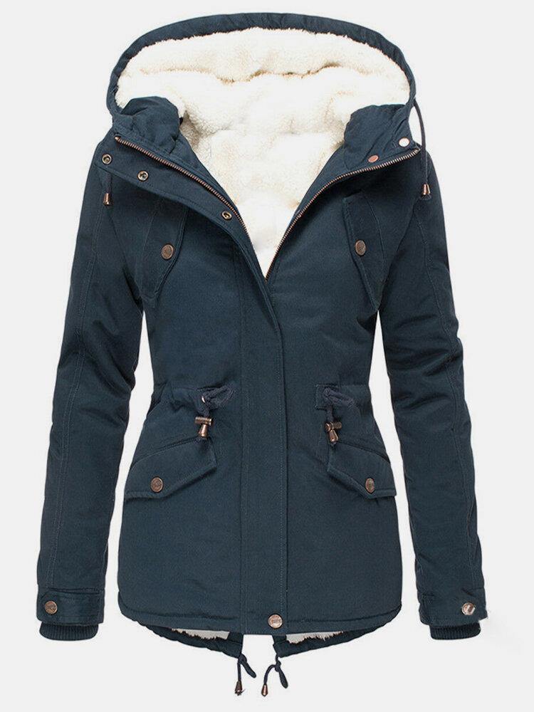 Claire Veste d’Hiver Femme – Manteau Chaud Imperméable avec Capuche & Doublure Douce - Image 4