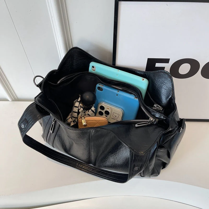 Clara Sac à Main Femme – Sac en Cuir Élégant avec Compartiments Spacieux & Détails Zippés - Image 9