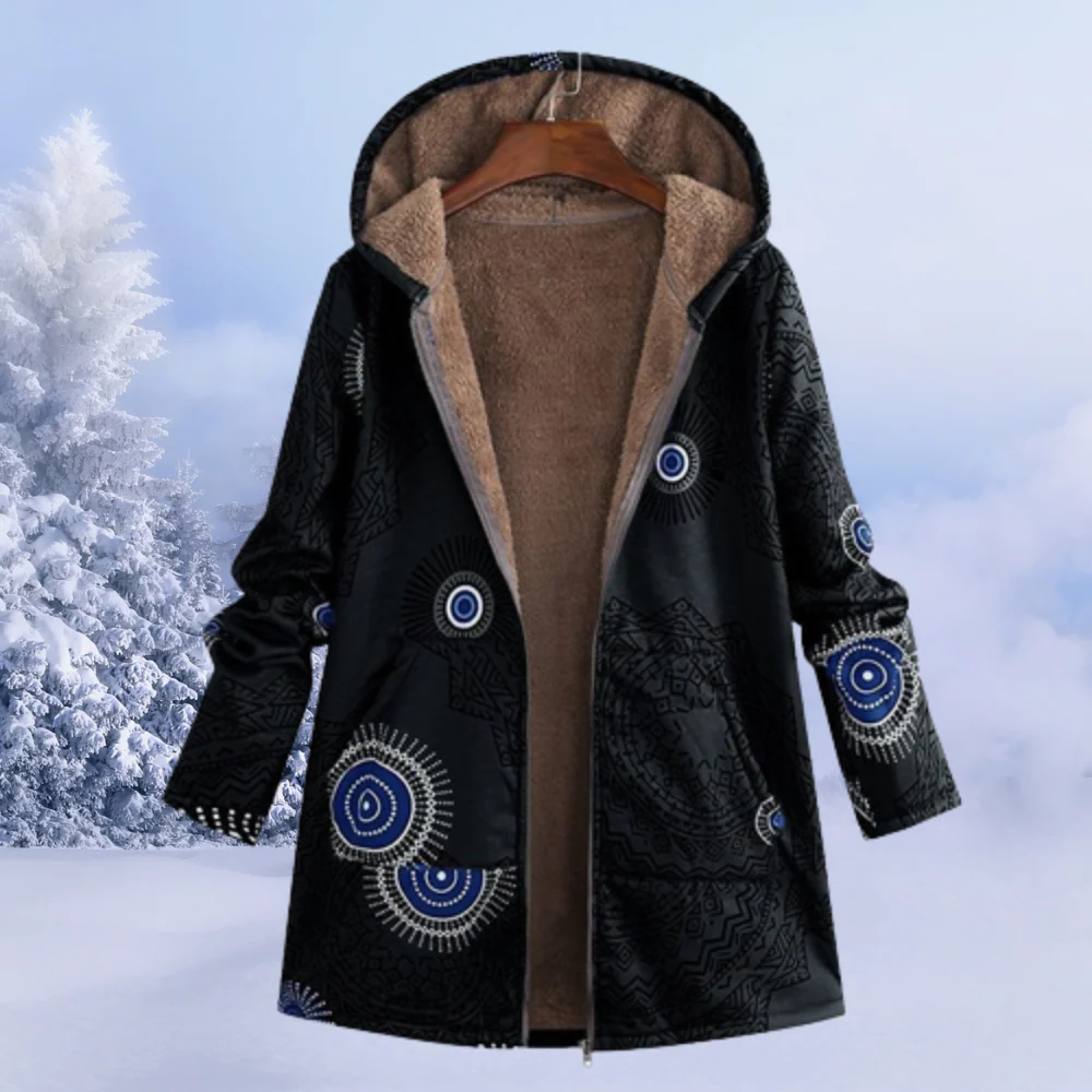 Cleo Veste Femme – Veste Douillette à Capuche Confortable & Moderne pour l’Hiver - Image 4