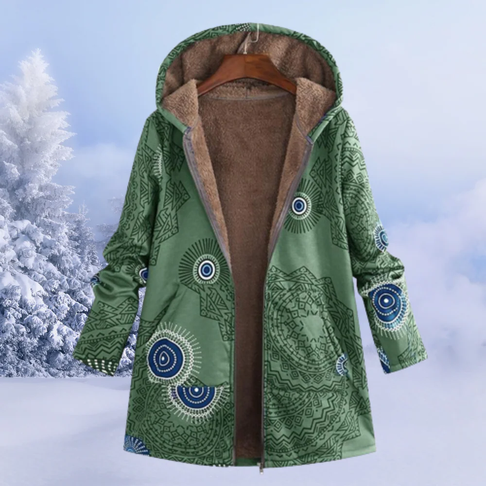 Cleo Veste Femme – Veste Douillette à Capuche Confortable & Moderne pour l’Hiver - Image 6