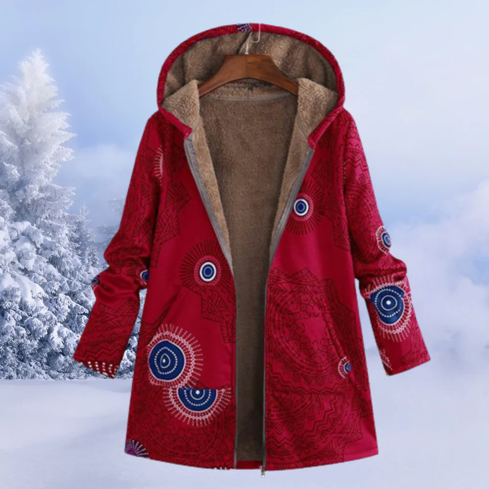 Cleo Veste Femme – Veste Douillette à Capuche Confortable & Moderne pour l’Hiver - Image 8