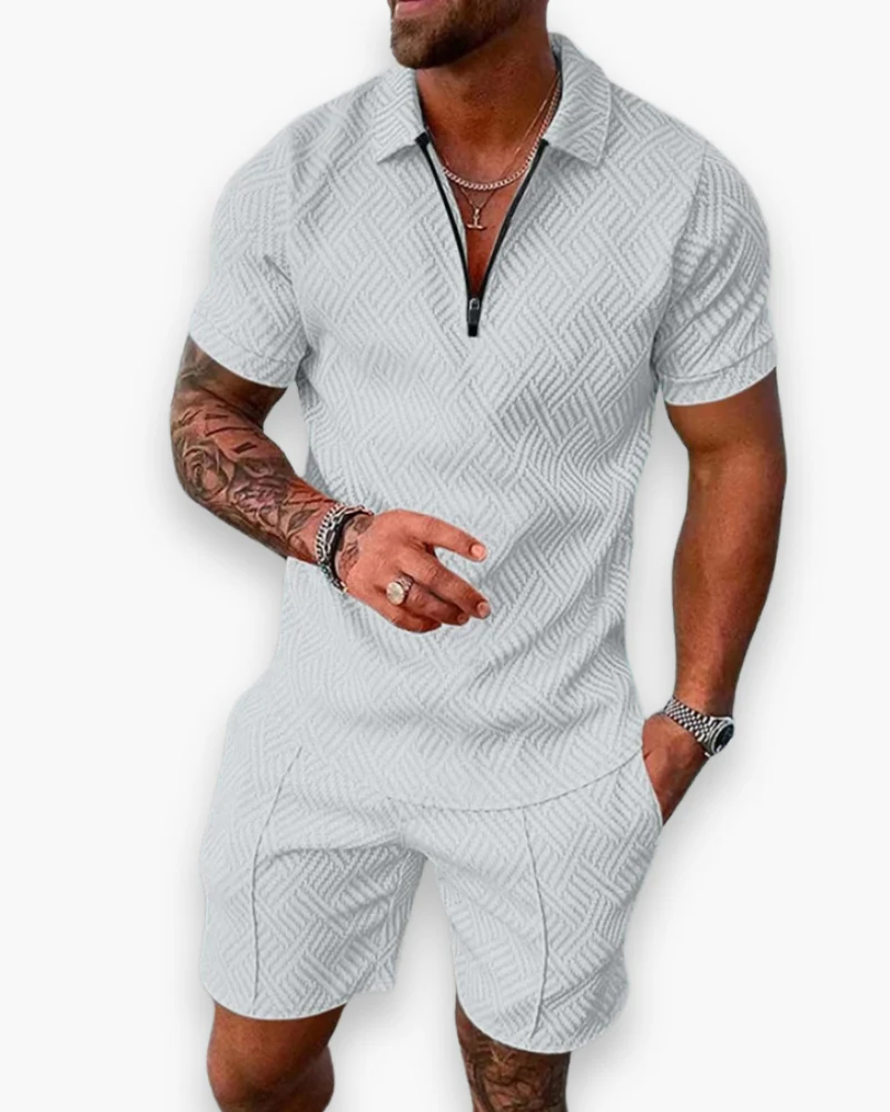 Daniel Ensemble Homme – Set d'Été Élégant avec Polo et Short Léger - Image 6