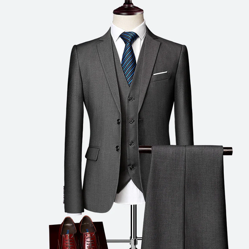 David Costume Homme – Élégant Costume 3 Pièces, Respirant & Confortable pour Mariages & Affaires - Image 4
