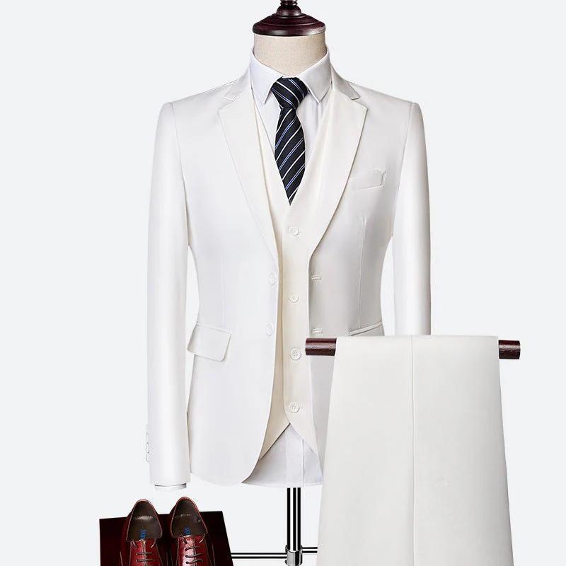 David Costume Homme – Élégant Costume 3 Pièces, Respirant & Confortable pour Mariages & Affaires - Image 7