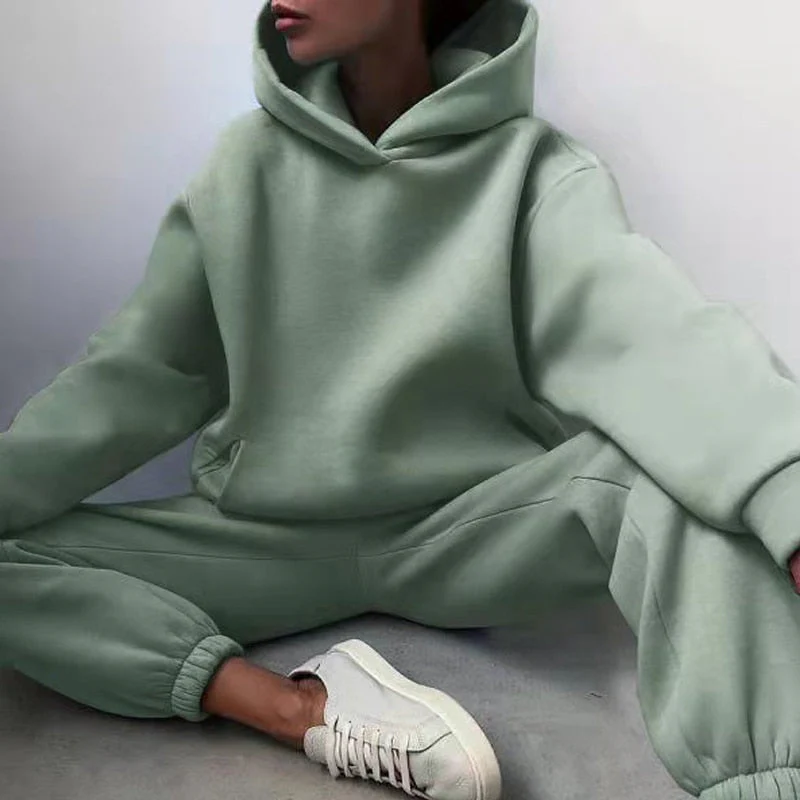 Delaney Ensemble Jogging Oversize Femme – Tenue Décontractée & Confort Moderne avec Haut et Pantalon - Image 6