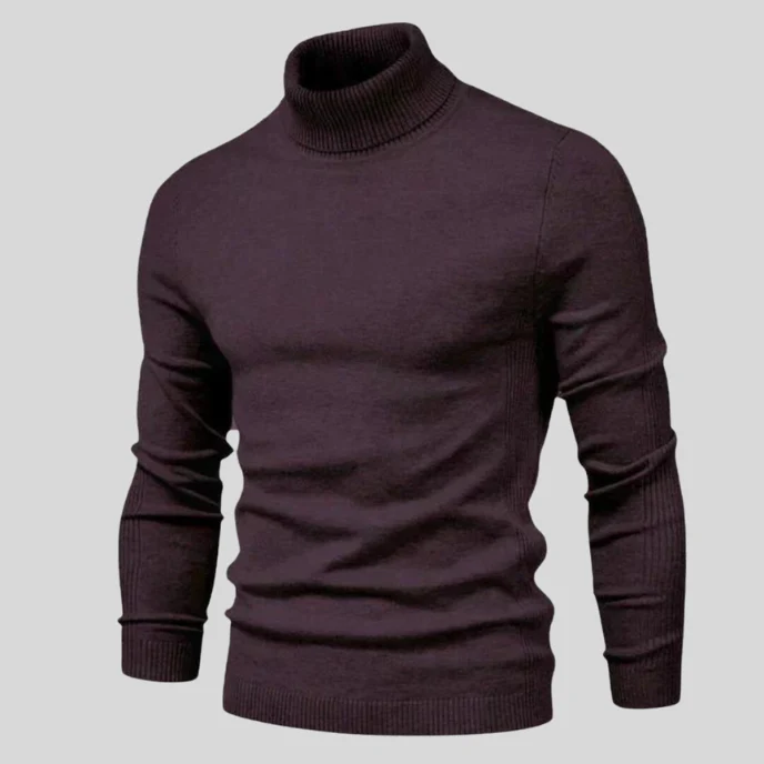 Jerold Pull Homme – Pull Col Montant Élégant & Confortable au Style Polyvalent - Image 4