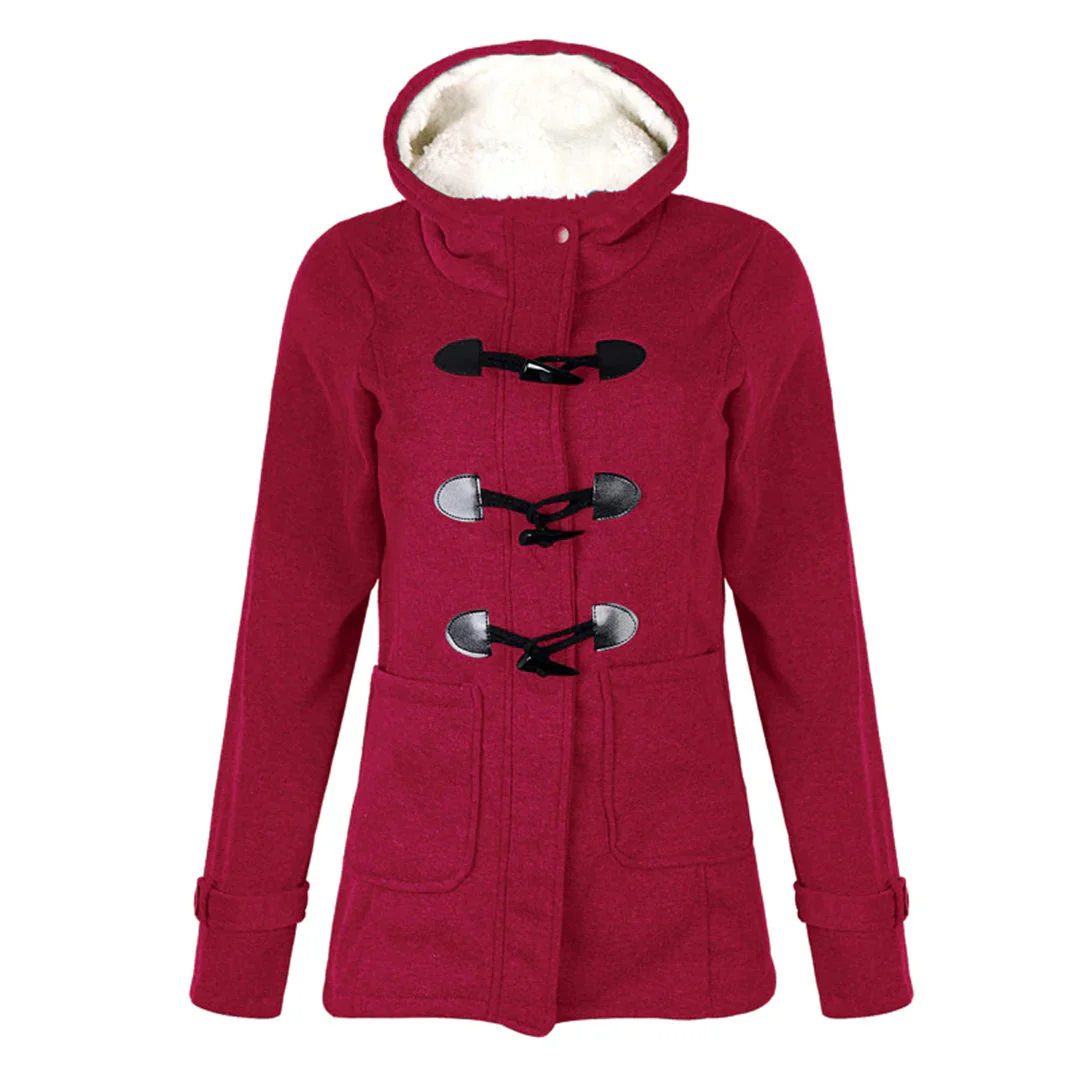 Katalina Manteau Femme Long Hiver – Élégant, Chaud avec Capuche Intégrée & Poches Pratiques - Image 4