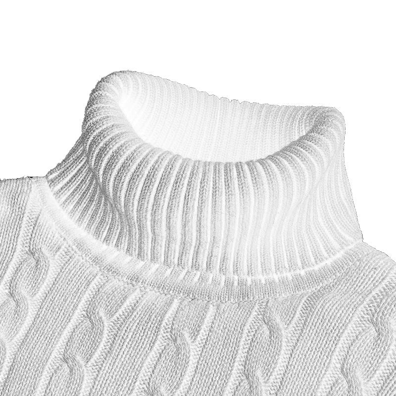 Klaus Pull Col Roulé Homme – Tricot Exclusif Élégant & Confortable en Maille Haut de Gamme - Image 12