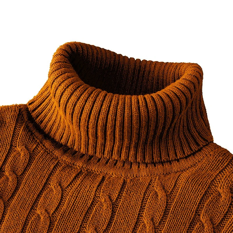 Klaus Pull Col Roulé Homme – Tricot Exclusif Élégant & Confortable en Maille Haut de Gamme - Image 8