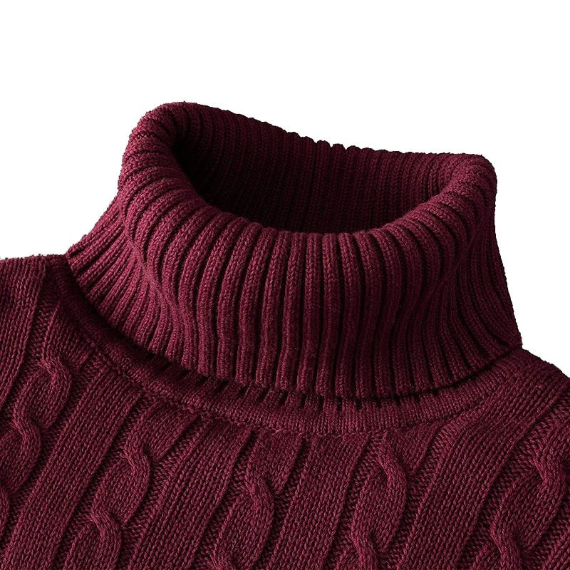 Klaus Pull Col Roulé Homme – Tricot Exclusif Élégant & Confortable en Maille Haut de Gamme - Image 9