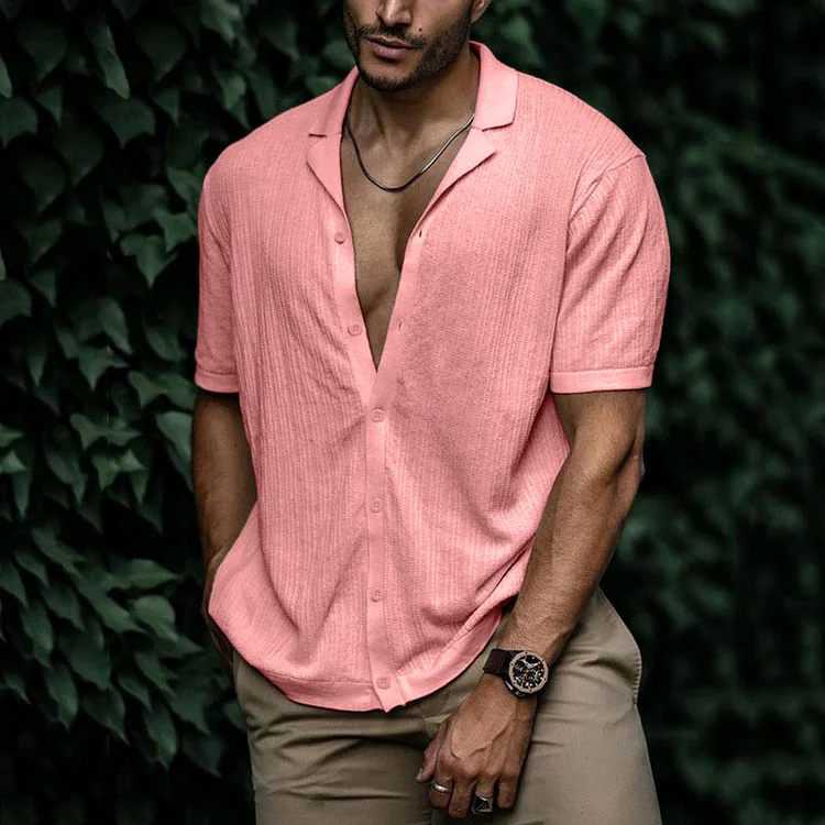 Leandro Chemise Homme Été – Chemise en Lin Respirante à Coupe Flatteuse pour Look Décontracté - Image 19