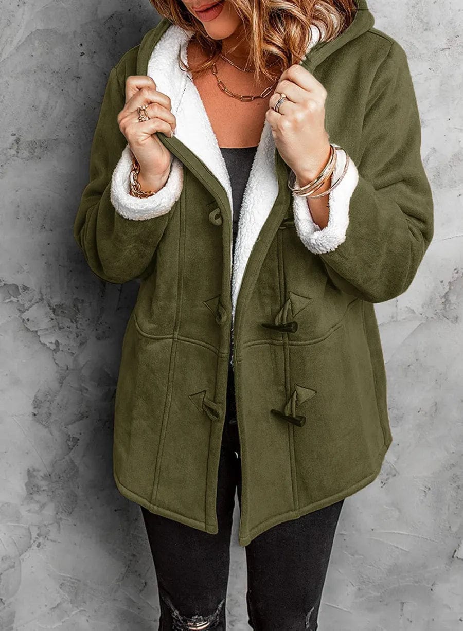 Liana Veste Femme Hiver – Chaude, Doublure Confortable avec Capuche & Style Décontracté - Image 4