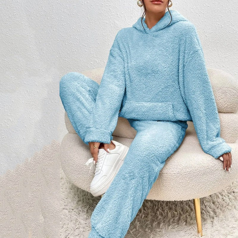 Lillie Ensemble Femme – Tenue d’Intérieur en Polaire Douce avec Hoodie & Jogging Confortables - Image 6