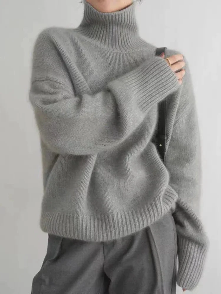 Lynn Pull Femme – Col Roulé en Laine Douce & Élégant pour Look Chic d’Hiver - Image 3