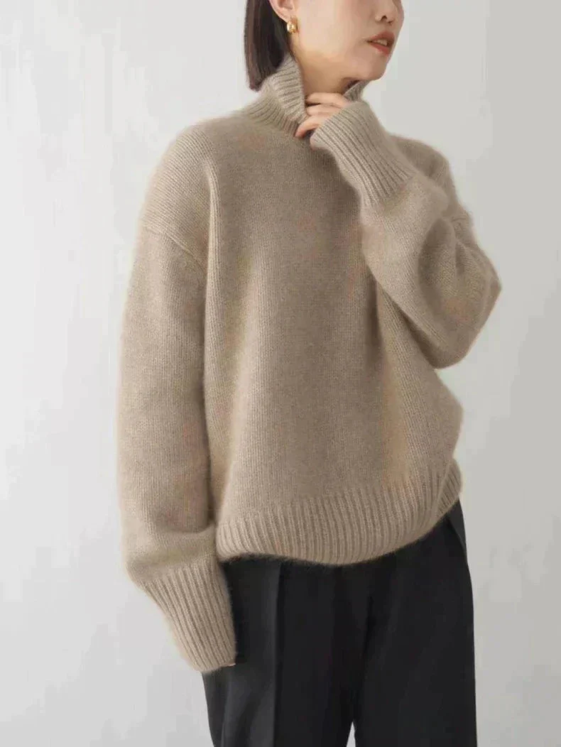 Lynn Pull Femme – Col Roulé en Laine Douce & Élégant pour Look Chic d’Hiver - Image 6