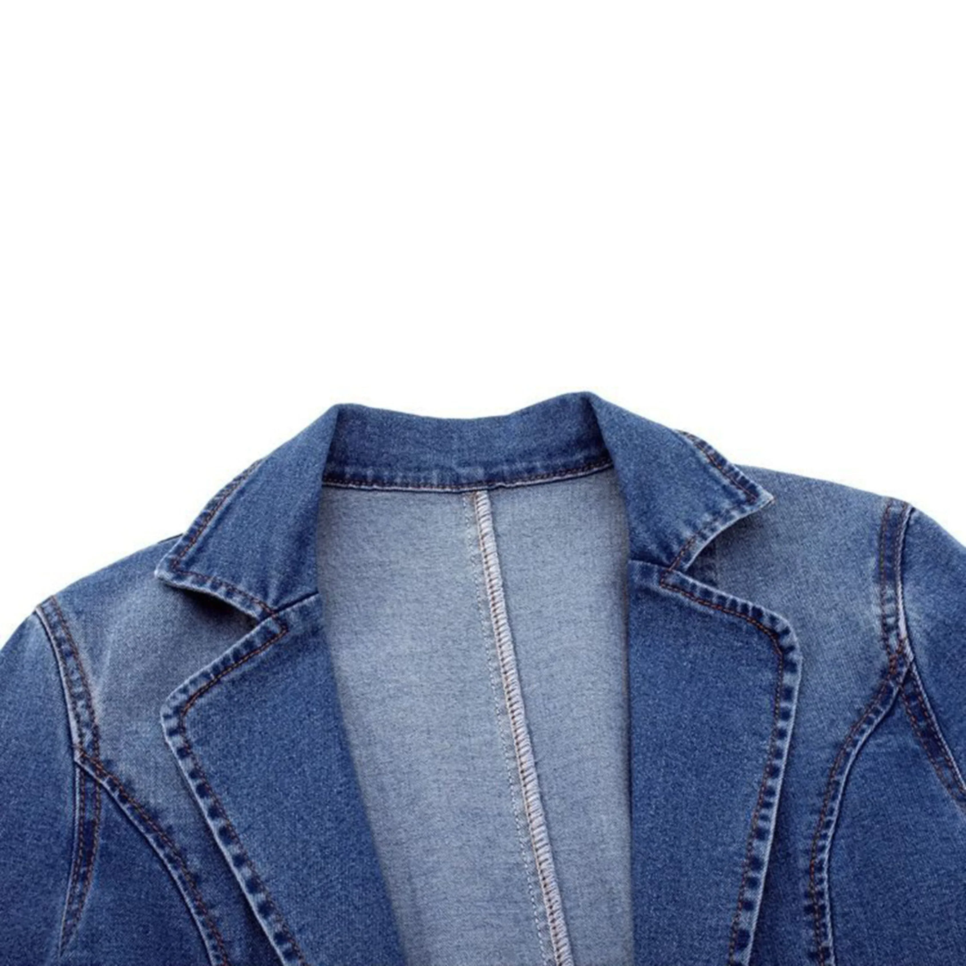 Magdalena Blazer Femme – Blazer en Denim Moderne Élégant & Polyvalent pour Toutes Occasions - Image 5