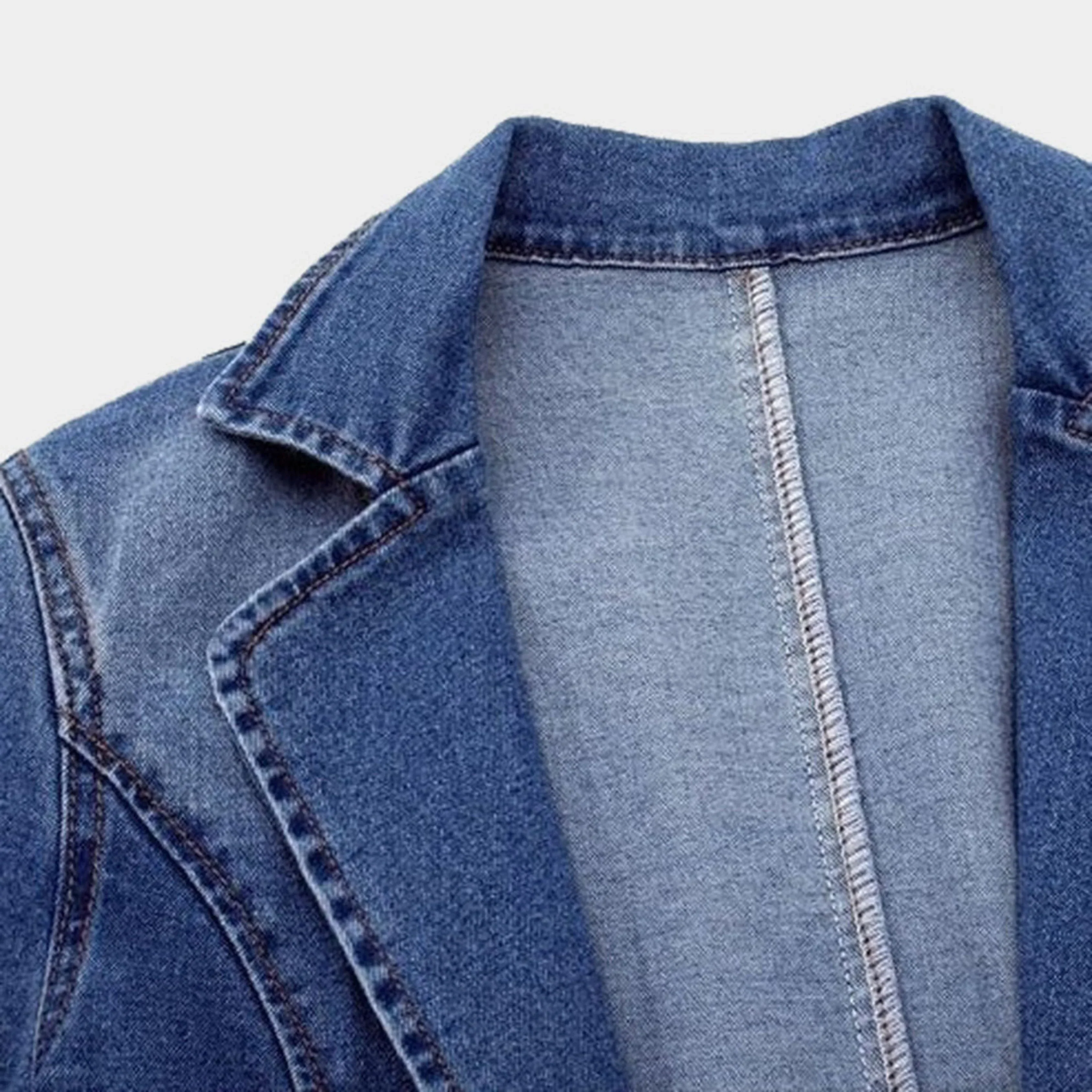Magdalena Blazer Femme – Blazer en Denim Moderne Élégant & Polyvalent pour Toutes Occasions - Image 6