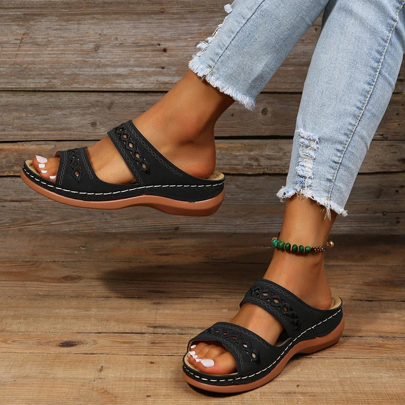 Malira Sandales Femme – Chaussures d’Été Confortables avec Semelle de Soutien & Design Moderne - Image 5