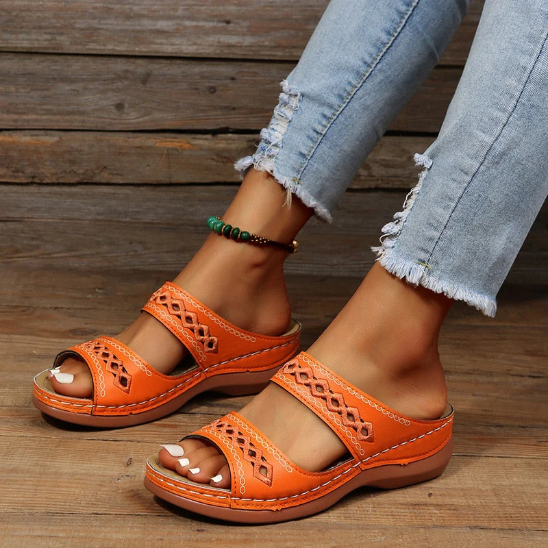 Malira Sandales Femme – Chaussures d’Été Confortables avec Semelle de Soutien & Design Moderne - Image 6