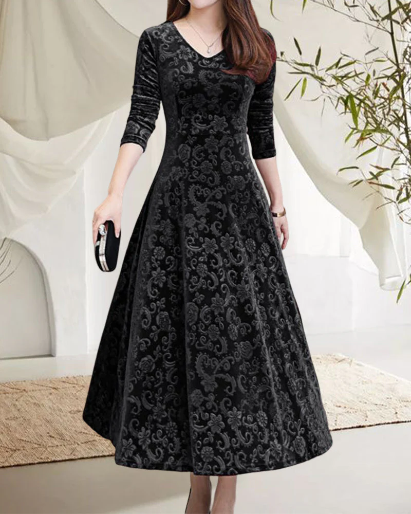 Margaret Robe Femme – Élégante Robe Trapèze à Coupe Féminine pour Occasions Festives - Image 4