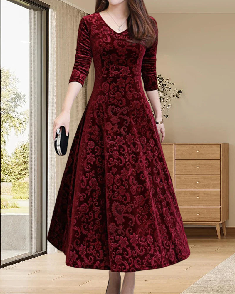 Margaret Robe Femme – Élégante Robe Trapèze à Coupe Féminine pour Occasions Festives - Image 5