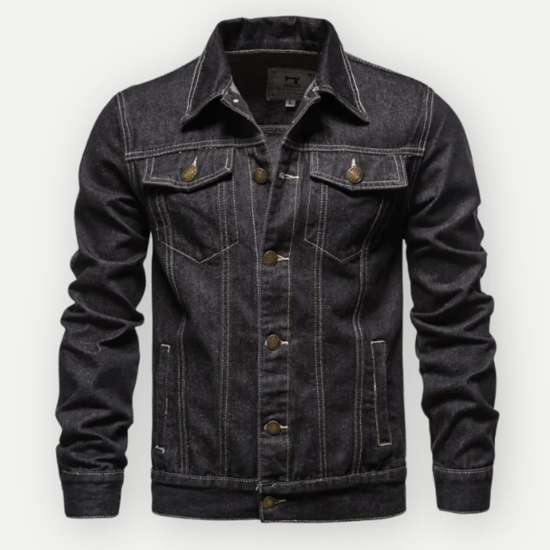 Max Veste en Jean – Veste Classique en Denim Bleu Clair avec Détails Structurés - Image 5