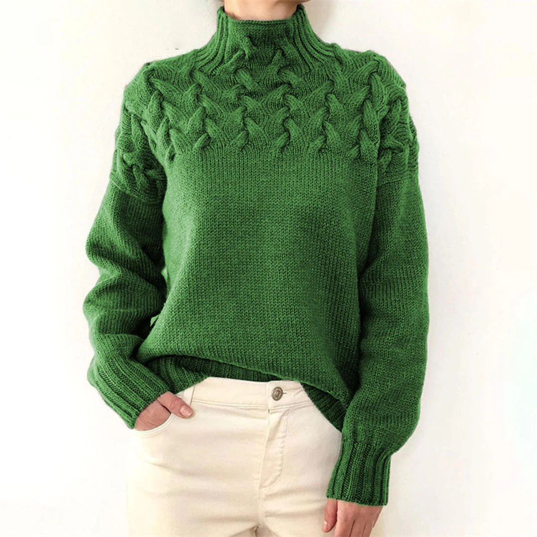 Mikayla Pull Femme – Pull à Col Roulé en Maille Chaud & Élégant pour l’Hiver - Image 3