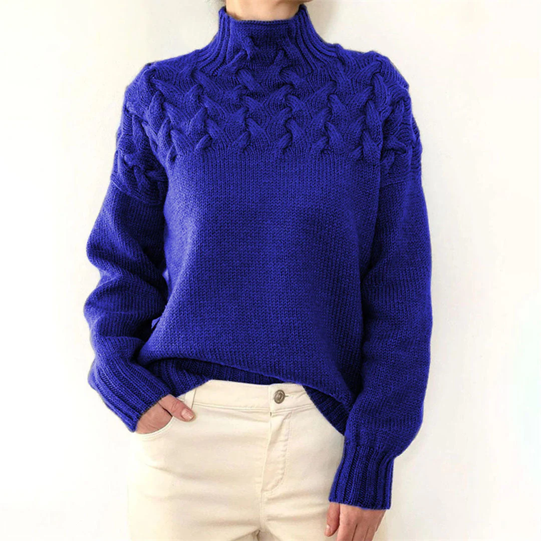 Mikayla Pull Femme – Pull à Col Roulé en Maille Chaud & Élégant pour l’Hiver - Image 5