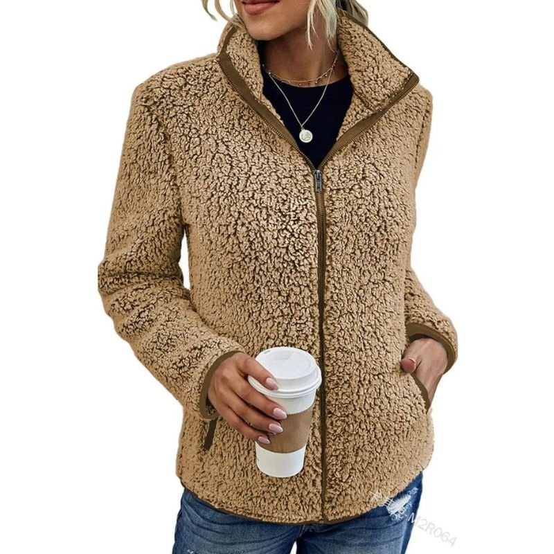 Neriah Veste Femme – Polaire d’Hiver Chic & Chaude, Élégante et Confortable - Image 4