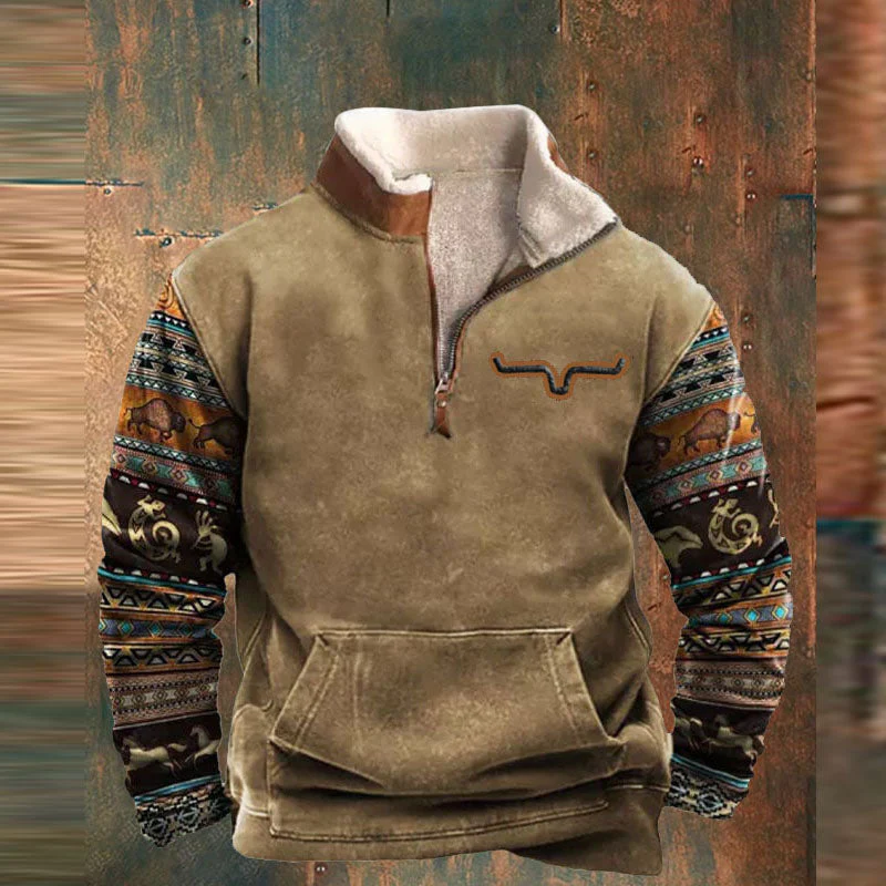 Ravos Pull Homme – Sweat Zippé Chaud & Confortable au Style Moderne pour l’Automne - Image 3