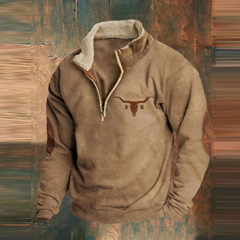 Ravos Pull Homme – Sweat Zippé Chaud & Confortable au Style Moderne pour l’Automne - Image 4