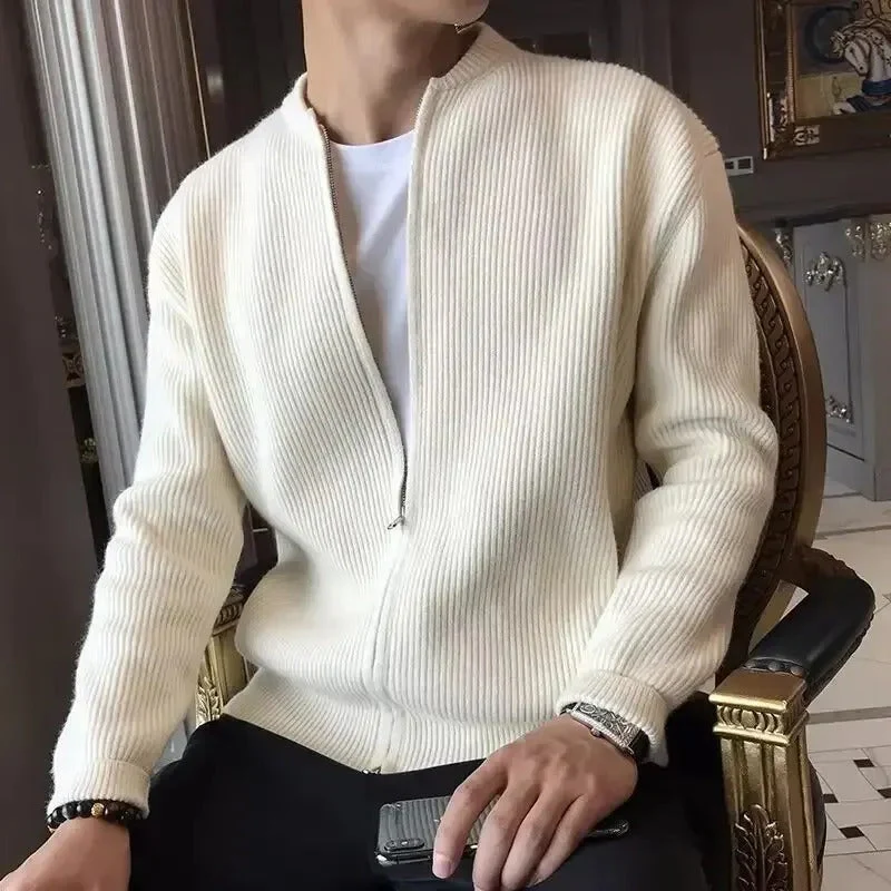 Rex Gilet Homme – Veste Zippée Chaude & Confortable au Style Moderne Élégant - Image 3