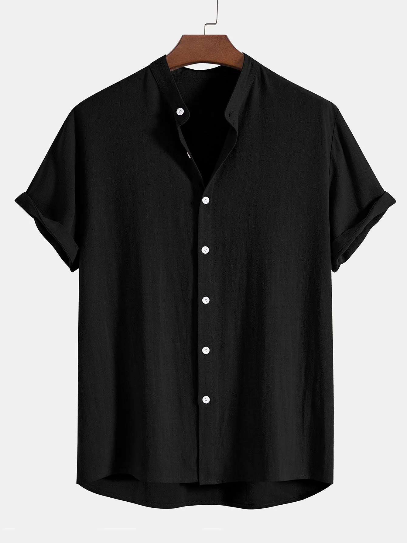 Richard Ensemble Estival Homme – Look en Lin Respirant avec Manches Courtes & Pantalon Confortable - Image 6
