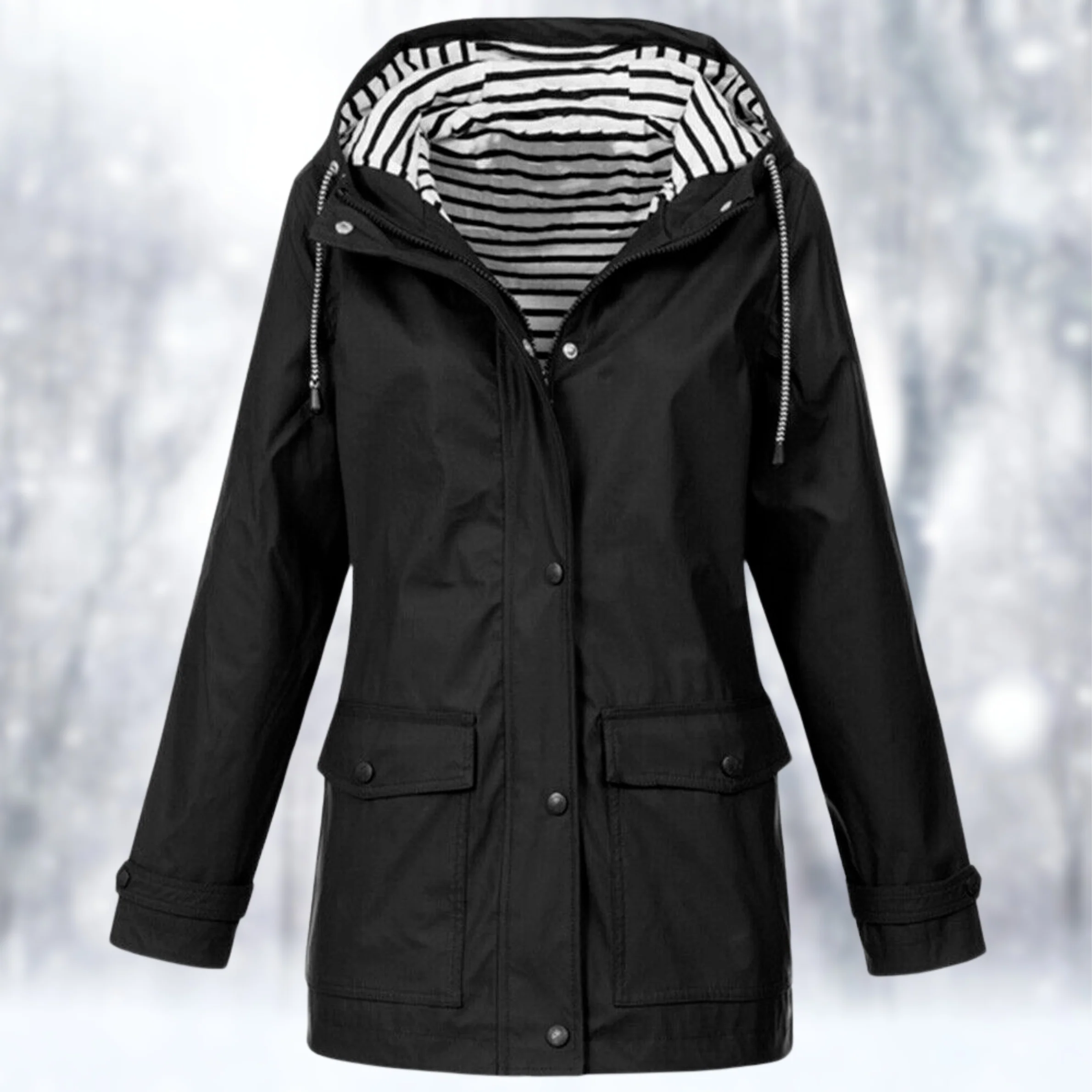 Rivka Veste Imperméable Jaune – Protection Pluie & Style Moderne pour Femme - Image 3