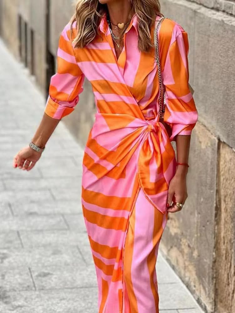 Robe portefeuille femme Miral – Coupe élégante, silhouette flatteuse & design estival - Image 8