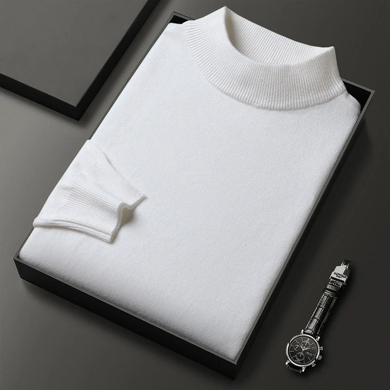Ryan Pull Homme Hiver Col Mi-Montant – Maille Chaude et Style Élégant - Image 10