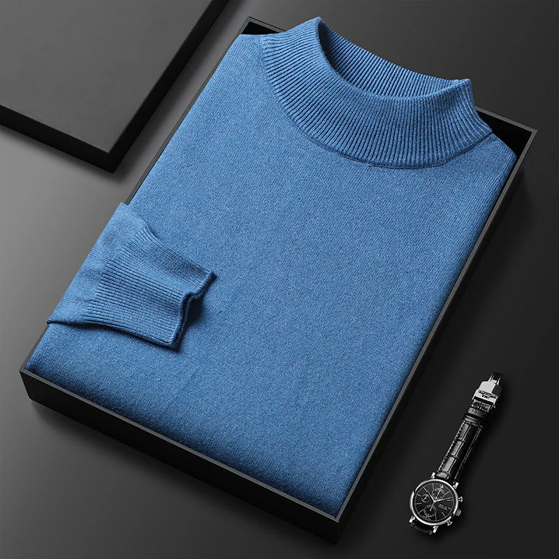 Ryan Pull Homme Hiver Col Mi-Montant – Maille Chaude et Style Élégant - Image 12