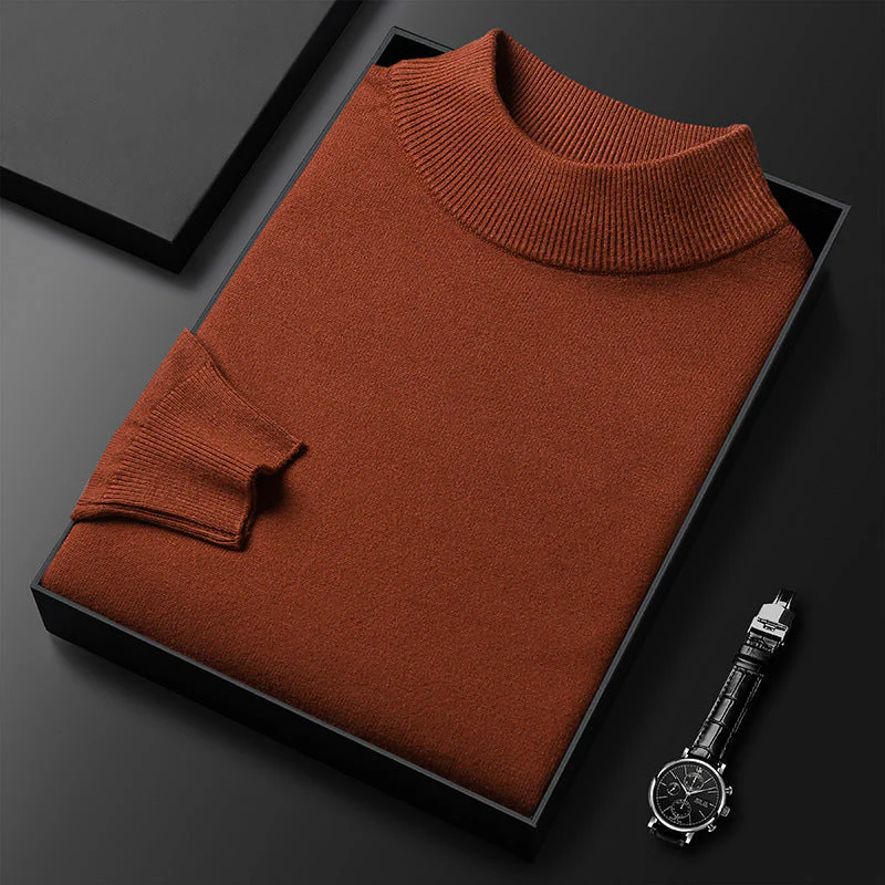 Ryan Pull Homme Hiver Col Mi-Montant – Maille Chaude et Style Élégant - Image 13