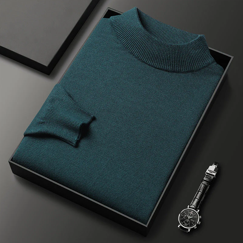 Ryan Pull Homme Hiver Col Mi-Montant – Maille Chaude et Style Élégant - Image 14
