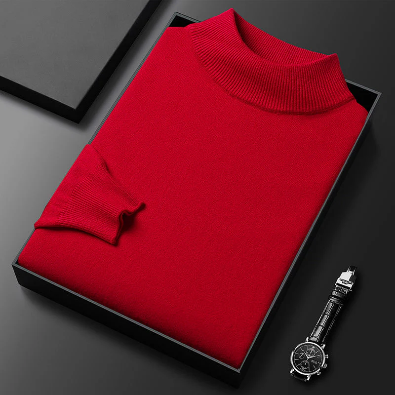 Ryan Pull Homme Hiver Col Mi-Montant – Maille Chaude et Style Élégant - Image 16