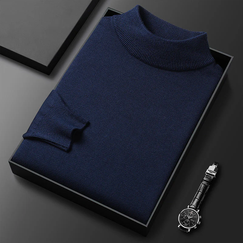Ryan Pull Homme Hiver Col Mi-Montant – Maille Chaude et Style Élégant - Image 17